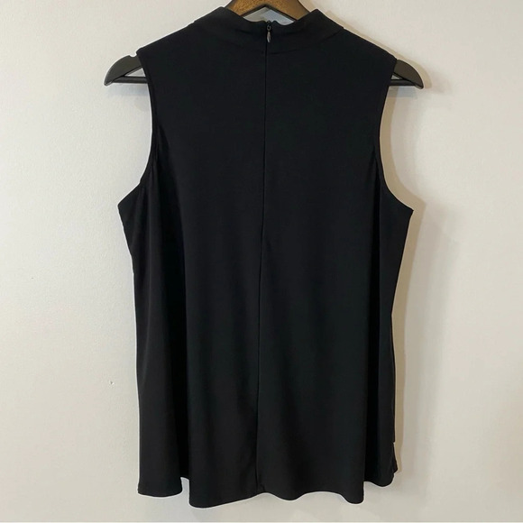 Cartise M Black High Neck Tank Top with Cut Out Design - Picture 16 of 16